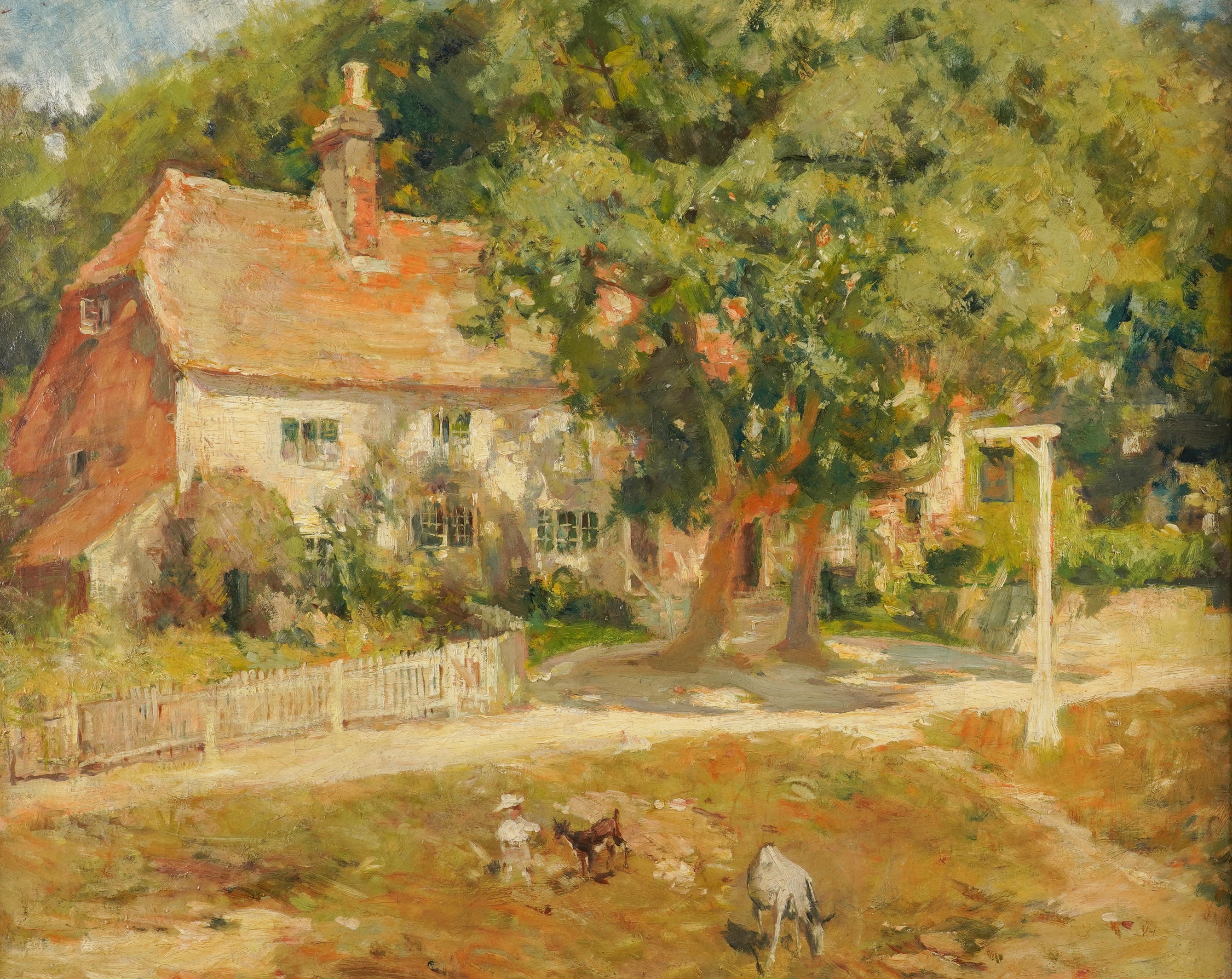 The Rose and Crown, Mayfield oil on canvas 63 x 76cm, Estimate: £700 - £1,000